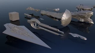 STARSHIPS - Dimensions at Real Scale