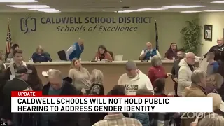 Caldwell Schools public hearing on gender identity policy proposal on hold for security concerns