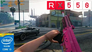 GTA 5 Online : RX 550 + i3-10105f