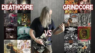 Deathcore VS Grindcore (Guitar Riffs Battle)