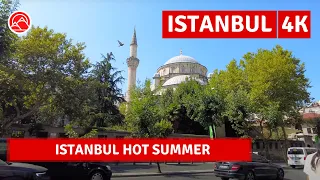 Today! Istanbul 39 ℃ Hottest Day Of Summer 2023 26 July Şişli District Walking Tour|4k 60fps