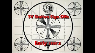TV Station Sign Offs from the 1980s