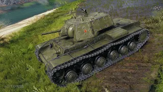 MY BATTLE let's play World of tanks blitz  in  kv-1 part 5