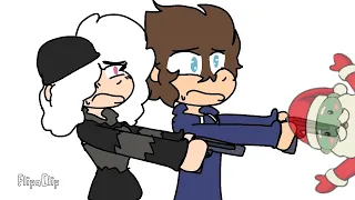 OH NO! which one do i shoot!? /ft. tom zanta santa edd ruby and cj/meme/