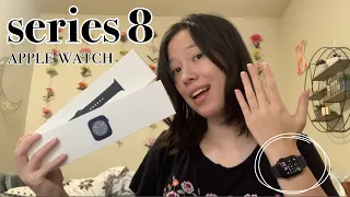 Apple Watch Series 8 Unboxing - Midnight Aluminum! (+ side by side comparison with series 5)