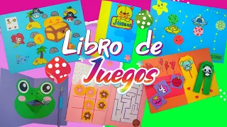 Libro de Juegos de papel 🌈 Manualidades fáciles para niños con hojas de colores juguetes 6 8 10 años