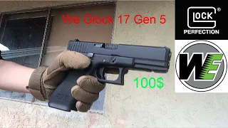 Airsoft Glock 17 Gen 5 WE Shooting