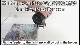 Automatic small fish feeder for aquarium fish tank auto feeders with timer pet feeding dispenser