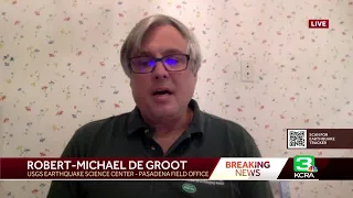 USGS’ Robert-Michael de Groot on impacts from 6.4 earthquake in Northern California.