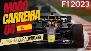 F1 2023, 04# MODO CARREIRA. "ESPANHA". ASSUMIMOS A PONTA DO CAMPEONATO.