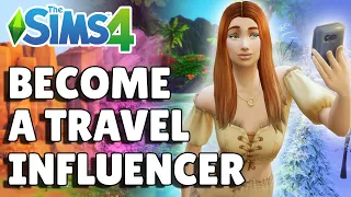 How To Become A Famous Travel Vlogger [Influencer] | The Sims 4 Get Famous Guide