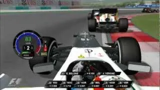 rFactor F1 2012 Onboard Malaysia Race 2012 Lap Driver virtual Eder Belone