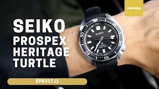 Unboxing Seiko Prospex Heritage Turtle 1968 Re-Interpretation SPB317J1 SPB317