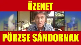 Üzenet Pörzse Sándornak