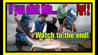 MOST FUN day EVER WITH MY SON! CATCHING loads of SHARKS! PART.2