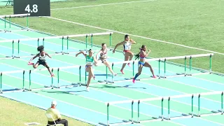 2023 U20 Pan-Am Championship - Womens 100m Hurdle Prelim(ht 2)