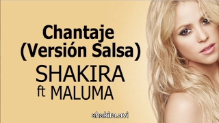 Shakira - Chantaje (Versión Salsa) ft. Maluma (Lyrics Video)