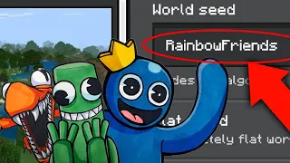 Whats On The RAINBOW Friends Minecraft SEED? (Ps5/XboxSeriesS/PS4/XboxOne/PE/MCPE)