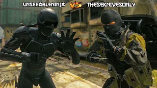 THESEKNIVESONLY vs UNSEEABLENINJA (MW3 Funny Ninja Moments)