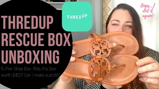 ThredUP Rescue Box Shoe Box | Hit or Miss? Was it worth $100? | Online Reseller | Poshmark & eBay