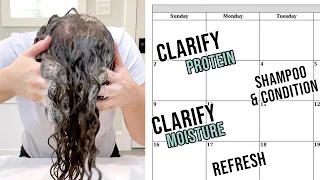 When to Clarify vs. Shampoo, Protein vs. Moisture | How to Cycle your Wash Days for Beginners