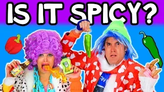 Spicy Food Challenge with Bucket of Ice.  Totally TV