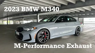 2023 BMW M340 M-Performance Exhaust