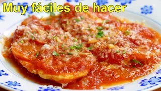 PECHUGAS DE POLLO en salsa de tomate