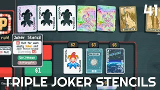 [Yellow Deck] Triple Joker Stencils (Four Invisible Jokers) | Balatro Let's Play E41