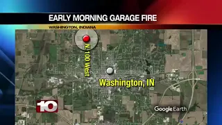 Daviess County garage fire