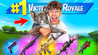 Letting my PUPPY Pick my LOOT in Fortnite!