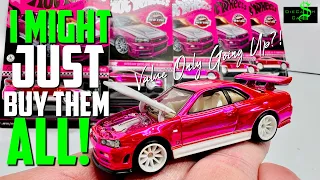 INVEST NOW! Hot Wheels Pink Party Nissan Skyline R34 RLC - Convention - BUYING MULTIPLES- $ Going Up