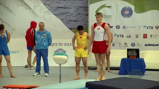 HANSEN Rasmus (DEN) - 2018 Trampoline Worlds, St. Petersburg (RUS) - Qualification Tumbling R1