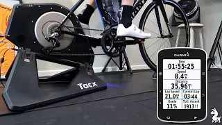 Re-Riding a Route Indoors on a Smart Trainer - Garmin Edge 520