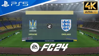 FC 24 | Ukraine vs England | UEFA EURO 2024 Qualifiers - Full Match | PS5™ [4K HDR]