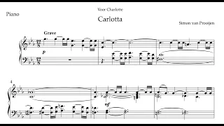 S. van Prooijen - Inspirations For Piano | No. 3: Carlotta