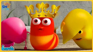 🔴LARVA CARTOON MOVIE FULL EPISODE: THE KING | THE BEST OF FUNNY CARTOON | COMEDY VIDEO 2023