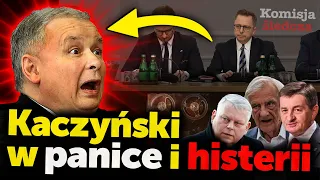 Kaczyński w panice i histerii. Komisja ds. Pegazusa dostała dokumenty jak Kaczyński szpiegował PiS