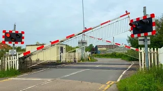 Rare Barriers at Claymills Level Crossing, Staffordshire