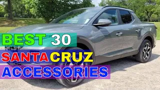 30 Easy Mods Upgrades Accessories For Hyundai SANTA CRUZ For Interior Exterior Trunk Safety Style