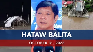 UNTV: Hataw Balita Pilipinas | October 31, 2022