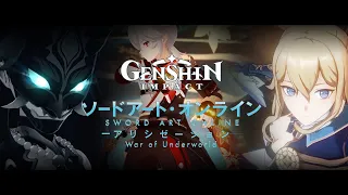 Genshin Impact Sword Art Online Anime Opening 「ADAMAS」