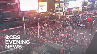 Motorcycle backfire mistaken for gunshots sparks fear in Times Square