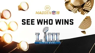 Madden NFL 19 - Super Bowl 53 Prediction - Los Angeles Rams vs. New England Patriots