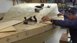 Строительство деревянного катера ч3.