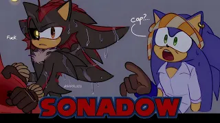 Sea Monster Pirate AU  Pt. 1 💙Sonadow❤️ Comic Dub