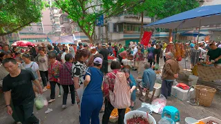 Market Day in Chongqing, China｜The scene is shocking, everything is available, come and choose!