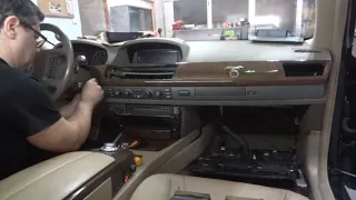 How to install screen in bmw 7 series E65 / E66 - instalación Servitronic Torrent - Valencia