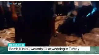 Death toll from the terror attack in Turkey's Gaziantep rises to 50
