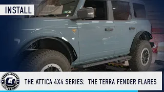 The Attica 4x4 Series: Installing Attica Terra Series Fender Flares on 21+ Ford Bronco!